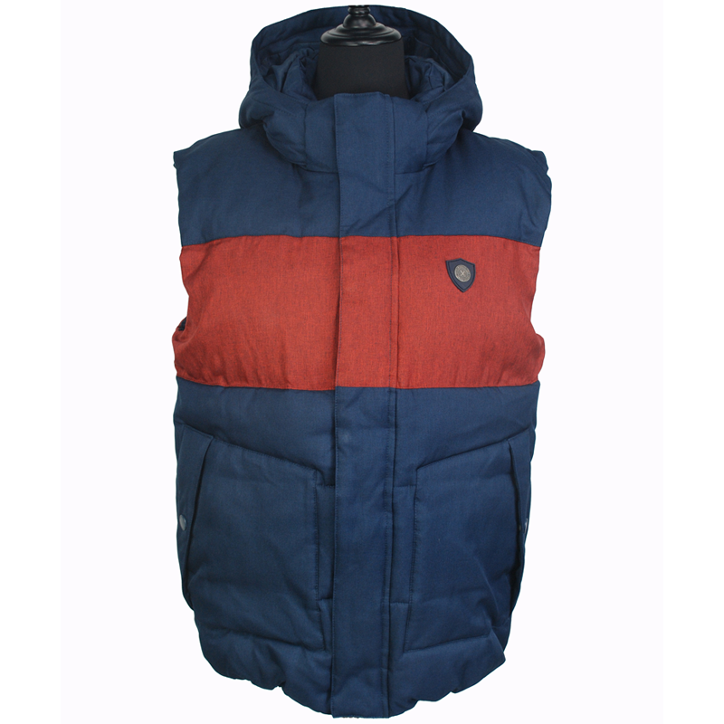 Men's Autumn Winter Waterproof Windproof Daily 3M Rolled Heavy Padding Vests